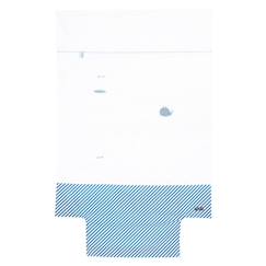 Linge de maison et décoration-Linge de lit bébé-Housse de couette-Housse de couette 100x135cm en coton blanc