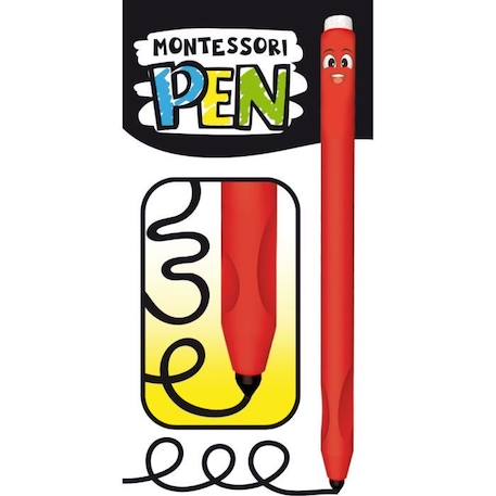 Stylo ergonomique - Montessori Pen Super Ecole d'écriture - LISCIANI BLEU 2 - vertbaudet enfant 