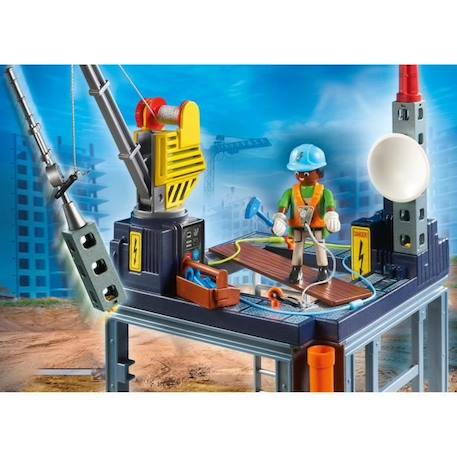 PLAYMOBIL - 70816 - City Action La Construction - Starter Pack - Plateforme de construction BLEU 4 - vertbaudet enfant 