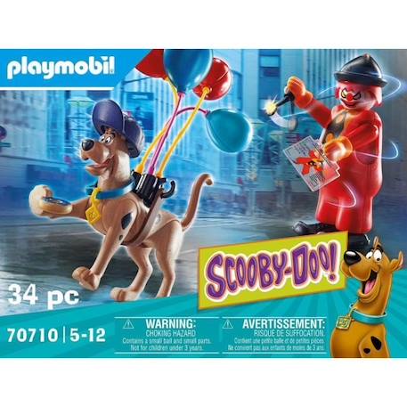 PLAYMOBIL - 70710 - SCOOBY-DOO! Fantôme du clown - Figurines avec accessoires MARRON 3 - vertbaudet enfant 