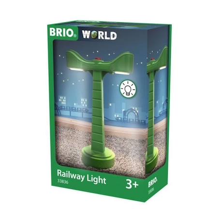 BRIO World Eclairage Ferroviaire - Accessoire pour circuit de train en bois - Ravensburger - Mixte dès 3 ans BLEU 1 - vertbaudet enfant 