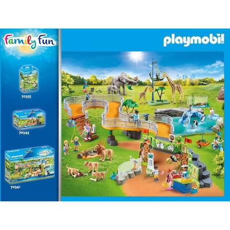 PLAYMOBIL - Extension pour parc animalier - Modèle 70348 - 31 pièces - Pour enfant de 4 ans et plus - Bleu BLEU 3 - vertbaudet enfant 