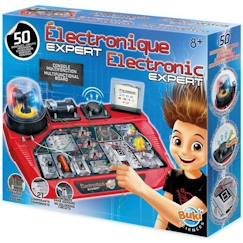 Jouet-Jeux d'imagination-BUKI Jeu de construction Electronique Expert- + 8 ans