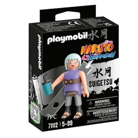 PLAYMOBIL - Naruto Shippuden - Suigetsu - Figurine avec épée de Zabuza et gobelet BLEU 1 - vertbaudet enfant 