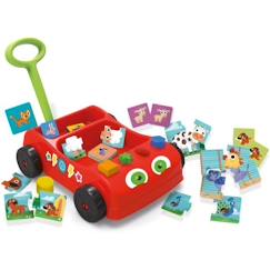Baby wagon le chariot des enfants - Carotina Baby - avec un jeu d'encastrements et des jeux éducatifs - LISCIANI  - vertbaudet enfant