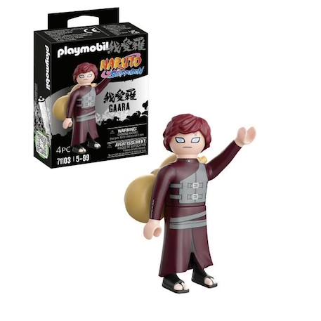 PLAYMOBIL - Naruto Shippuden - Figurine Gaara avec accessoires - 8 pièces BLEU 5 - vertbaudet enfant 