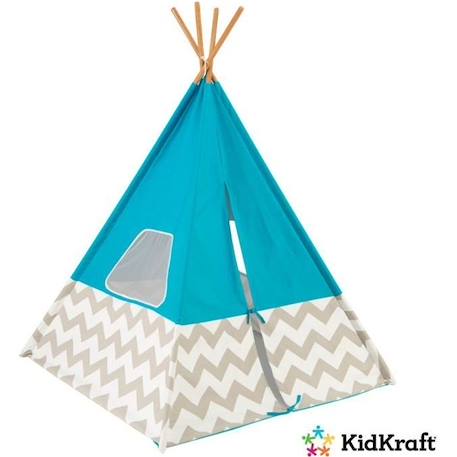 KIDKRAFT - Tipi moderne Turquoise - Tente de jeu BLEU 1 - vertbaudet enfant 