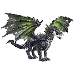Jouet-Jeux d'imagination-Figurines, mini mondes, héros et animaux-Dungeons & Dragons, figurine articulée de 28 cm du dragon noir Rakor inspirée du film