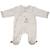 Pyjama bébé à  manches longues en velours BEIGE 1 - vertbaudet enfant 