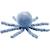 NATTOU Doudou Pieuvre Lapidou Infinity - 23 cm - 100% polyester - Bleu BLEU 1 - vertbaudet enfant 