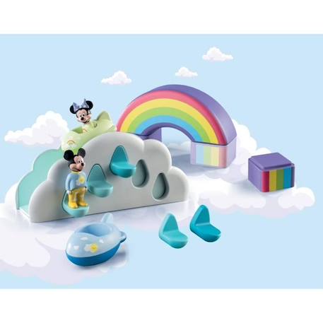 PLAYMOBIL 1.2.3 - Maison des nuages de Mickey et Minnie - Disney - 16 pièces BLEU 4 - vertbaudet enfant 