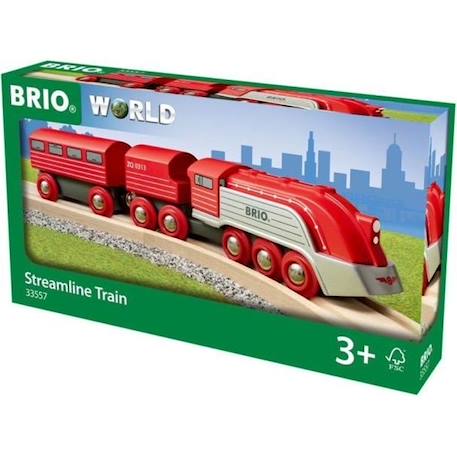 Brio World Train Aérodynamique  - Accessoire Circuit de train en bois - Ravensburger - Mixte dès 3 ans - 33557 ORANGE 1 - vertbaudet enfant 