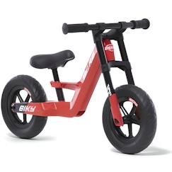 Jouet-Jeux de plein air-Tricycles, draisiennes et trottinettes-Draisienne - BERG - Biky Mini - Rouge - Mixte - 2 roues - Pour enfants de 24 mois à 3 ans