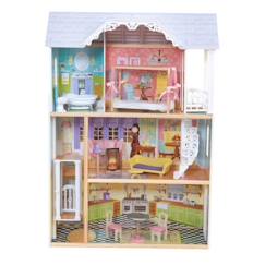 -Maison de poupées en bois Kaylee KIDKRAFT avec 10 accessoires