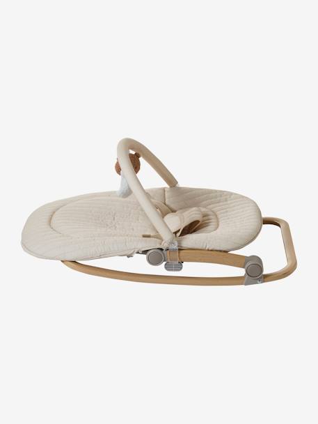 Transat avec arche Babydream écru+gris/blanc+tilleul 7 - vertbaudet enfant 