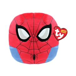 Jouet-Premier âge-Jouet en peluche TY Marvel Squish a boos Small Spiderman - Pour enfant à partir de 6 ans - Gamme Plush