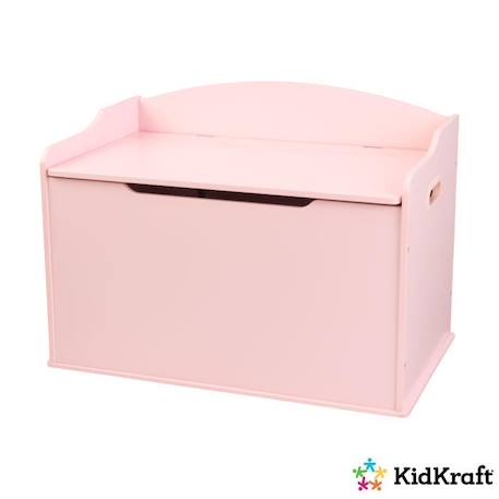 Coffre à jouets en bois pour enfants - KidKraft - Austin - Rose - Charnière de sécurité - Rangement ROSE 1 - vertbaudet enfant 