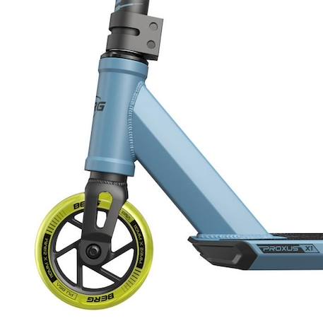 BERG ProxusX1 -Trottinette Freestyle - Bleu/Vert citron BLEU 2 - vertbaudet enfant 