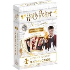 Jouet-Jeux de société-Jeux classiques et de réflexion-Jeu de cartes WADDINGTONS N°1 - Harry Potter - 54 cartes