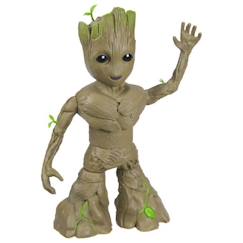 Jouet-Jeux d'imagination-Figurines, mini mondes, héros et animaux-Figurine interactive Groot - HASBRO - I Am Groot Groove 'N Grow Groot - Grandit et danse - Multicolore