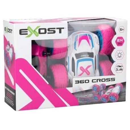 Voiture télécommandée 360 CROSS ROSE à batterie - Exost - Vitesse