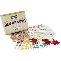 Jouet-JEUJURA - Jeu De Loto - Coffret En Bois - Mixte - A partir de 3 ans - 48 cartes de loto en bois