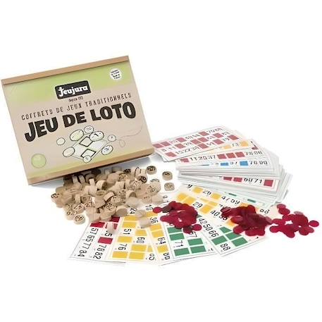 JEUJURA - Jeu De Loto - Coffret En Bois - Mixte - A partir de 3 ans - 48 cartes de loto en bois MARRON 1 - vertbaudet enfant 