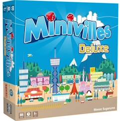 Jouet-Jeux de société-Gigamic - Minivilles Deluxe - Jeux de société - Jeux pour la famille - Jeux de réflexion