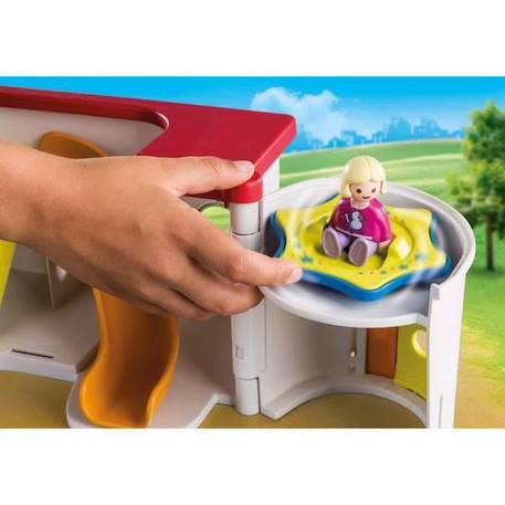 PLAYMOBIL - Garderie transportable - Bleu - Playmobil 1.2.3 - Pour Enfant de 18 mois et plus BLEU 5 - vertbaudet enfant 