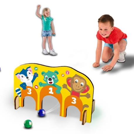 Jeu de billes - Arceaux en bois - Multicolore - Pour enfant à partir de 3 ans JAUNE 2 - vertbaudet enfant 