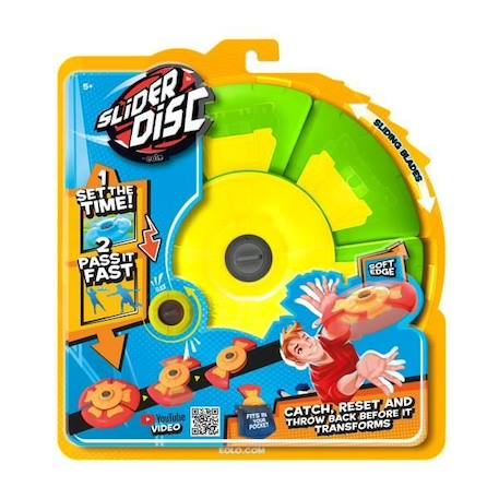 Slider Disc avec timer - GPTOYS - Modèles aléatoires - Disque transformable pour jouer en famille et entre amis VERT 3 - vertbaudet enfant 