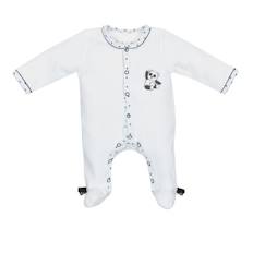Pyjama bébé à  manches longues en velours  - vertbaudet enfant