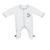 Pyjama bébé à  manches longues en velours BLANC 1 - vertbaudet enfant 