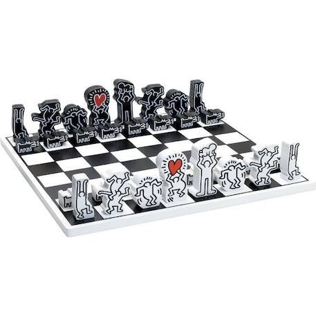 Jeu d'échecs Keith Haring - Vilac NOIR 1 - vertbaudet enfant 