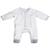 Pyjama bébé en velours à   manches longues BLANC 1 - vertbaudet enfant 