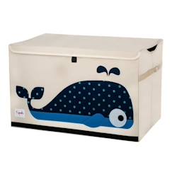 Chambre et rangement-Caisse rangement Baleine - GENERIQUE - Sac de rangement en tissu - Rose - Enfant - 62x38x37 cm