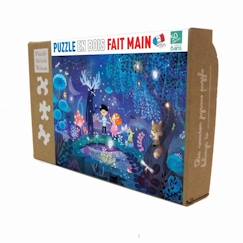 Jouet-Jeux éducatifs-Puzzle en bois 50 pièces ESCAPADE NOCTURNE - PUZZLE MICHELE WILSON - Tableaux et peintures - Mixte 6 ans+