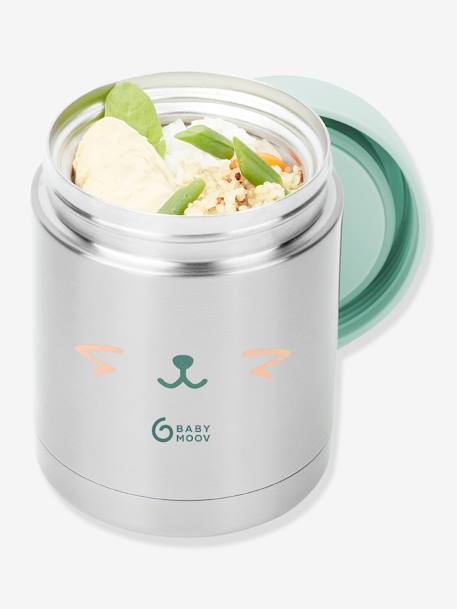 Contenant isotherme inox EAT'S ISY bleu gris 2 - vertbaudet enfant 