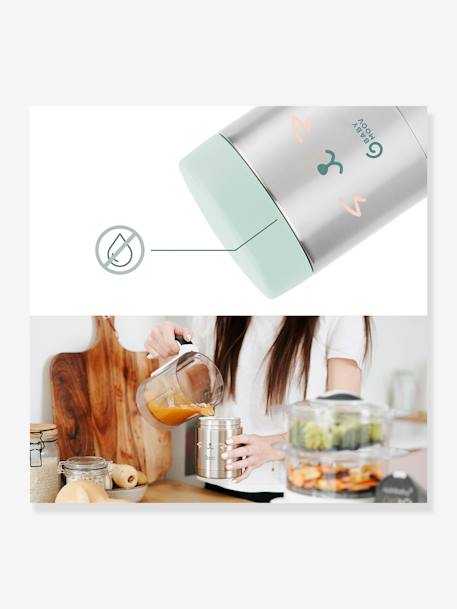 Contenant isotherme inox EAT'S ISY bleu gris 7 - vertbaudet enfant 
