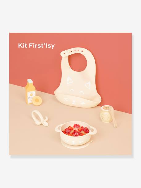 Kit repas silicone BABYMOOV First’Isy beige (Renard)+bleu (Chien) 9 - vertbaudet enfant 