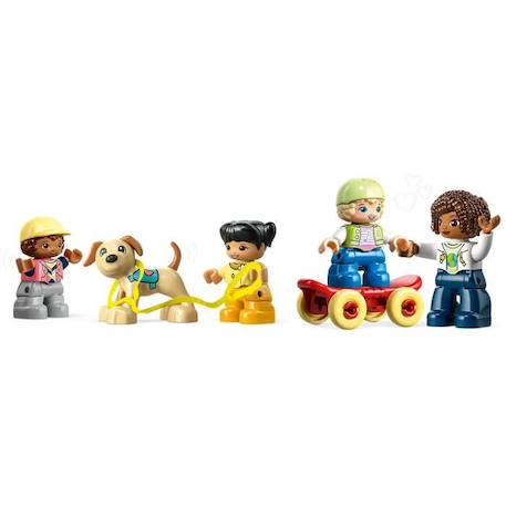 LEGO® DUPLO 10991 L’Aire de Jeux des Enfants, Jouet pour Apprendre les Lettres, Chiffres et Couleurs JAUNE 3 - vertbaudet enfant 