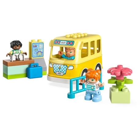LEGO® DUPLO 10988 Le Voyage en Bus, Jouet Éducatif pour Développer la Motricité Fine, Enfants 2 Ans JAUNE 1 - vertbaudet enfant 