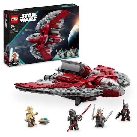 LEGO® Star Wars La Navette T-6 d’Ahsoka Tano 75362 - Vaisseau Lance-Tenons - 4 Personnages ROUGE 1 - vertbaudet enfant 