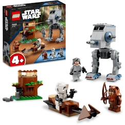 -LEGO Star Wars 75332 AT-ST, Jeu de Construction, Marcheur, avec Minifigurine Scout Trooper