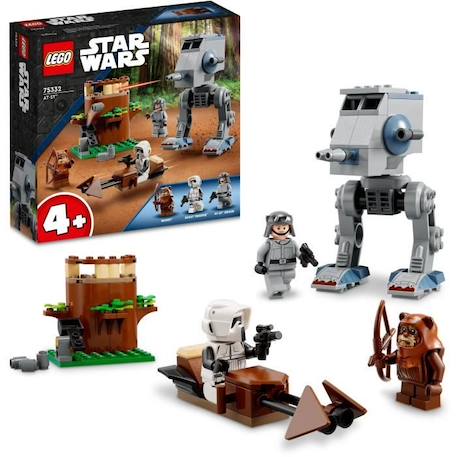 LEGO Star Wars 75332 AT-ST, Jeu de Construction, Marcheur, avec Minifigurine Scout Trooper MARRON 1 - vertbaudet enfant 