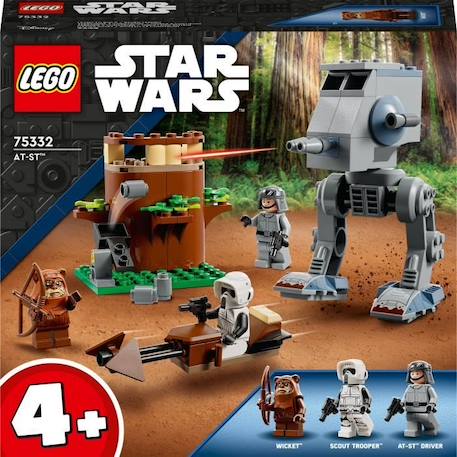 LEGO Star Wars 75332 AT-ST, Jeu de Construction, Marcheur, avec Minifigurine Scout Trooper MARRON 4 - vertbaudet enfant 