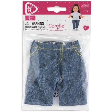 Pantalon Slim pour poupée Ma Corolle - COROLLE - 36cm - Bleu BLEU 2 - vertbaudet enfant 