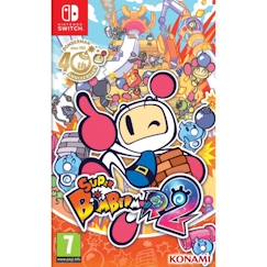 Jouet-Jeux vidéos et jeux d'arcade-Jeux vidéos-Super Bomberman R2 - Jeu Nintendo Switch