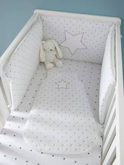 oeko-tex-Linge de maison et décoration-Linge de lit bébé-Tour de lit-Tour de lit PLUIE D'ETOILES