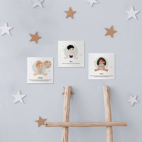 Cartes bébé signe - les mots magiques - L'Atelier Gigogne - apprendre à signer avec bébé BLANC 1 - vertbaudet enfant 